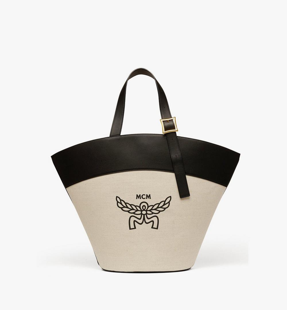 Himmel Tote in Canvas Leather Mix 1